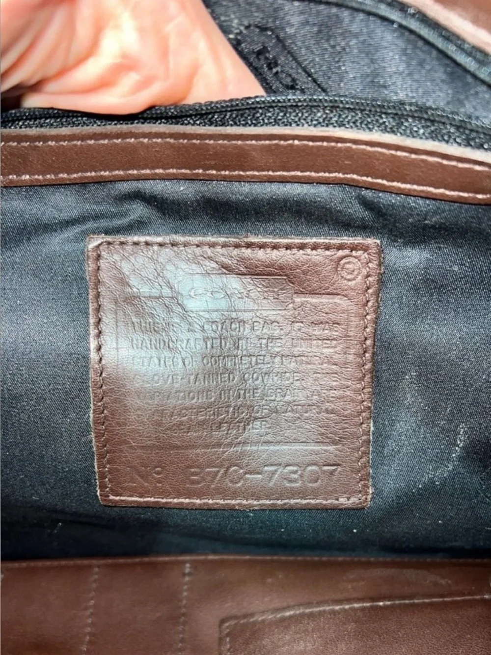 Coach Leather Briefcase Tote